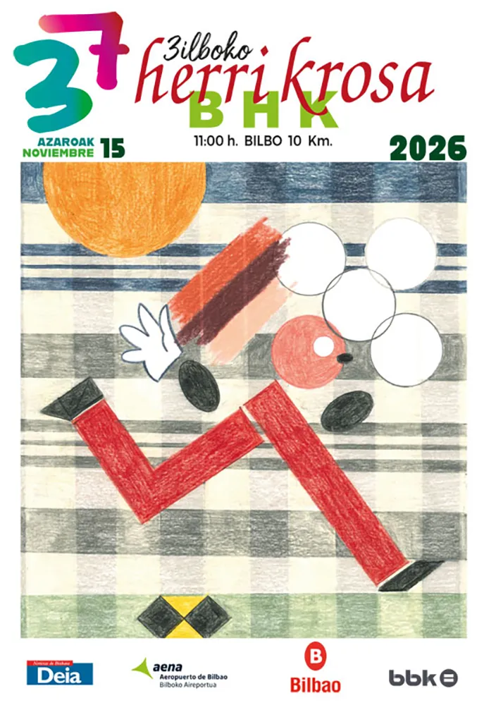 Cartel de la Bilboko herri krosa 2026