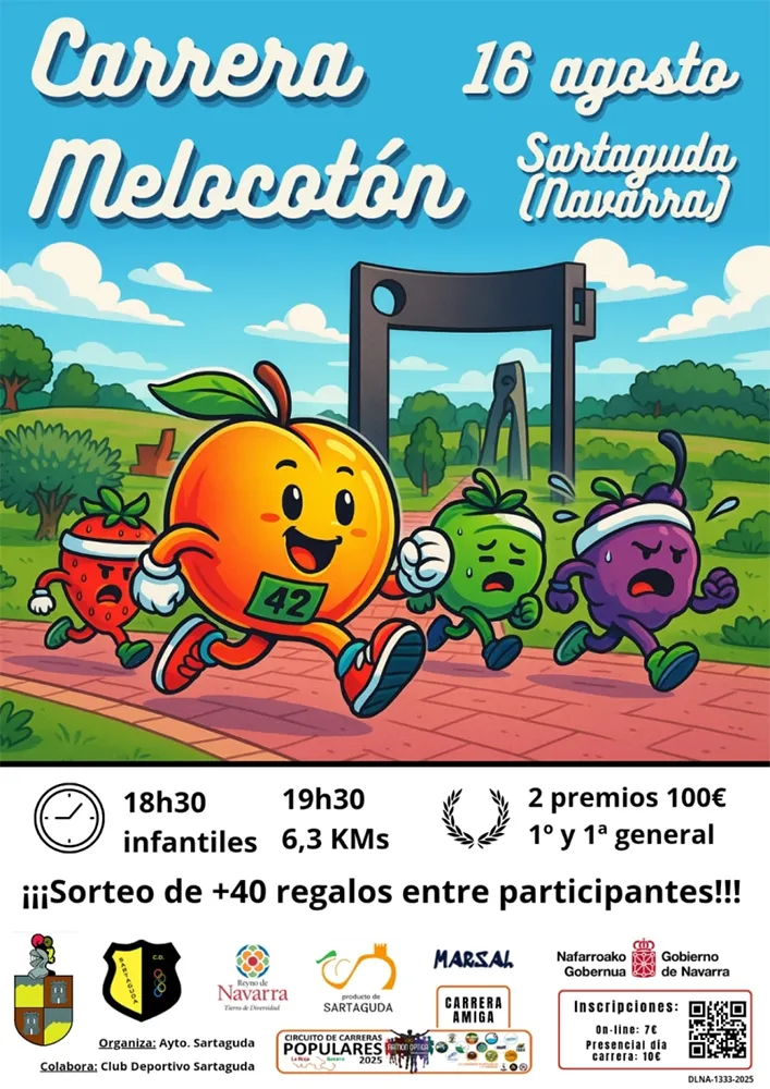 Carrera del melocotón 2025