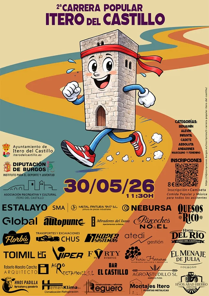 Carrera popular Itero del Castillo 2026