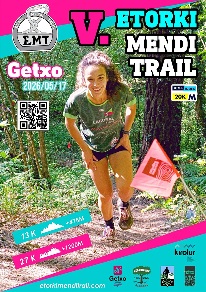 Cartel del Etorki mendi trail 2026