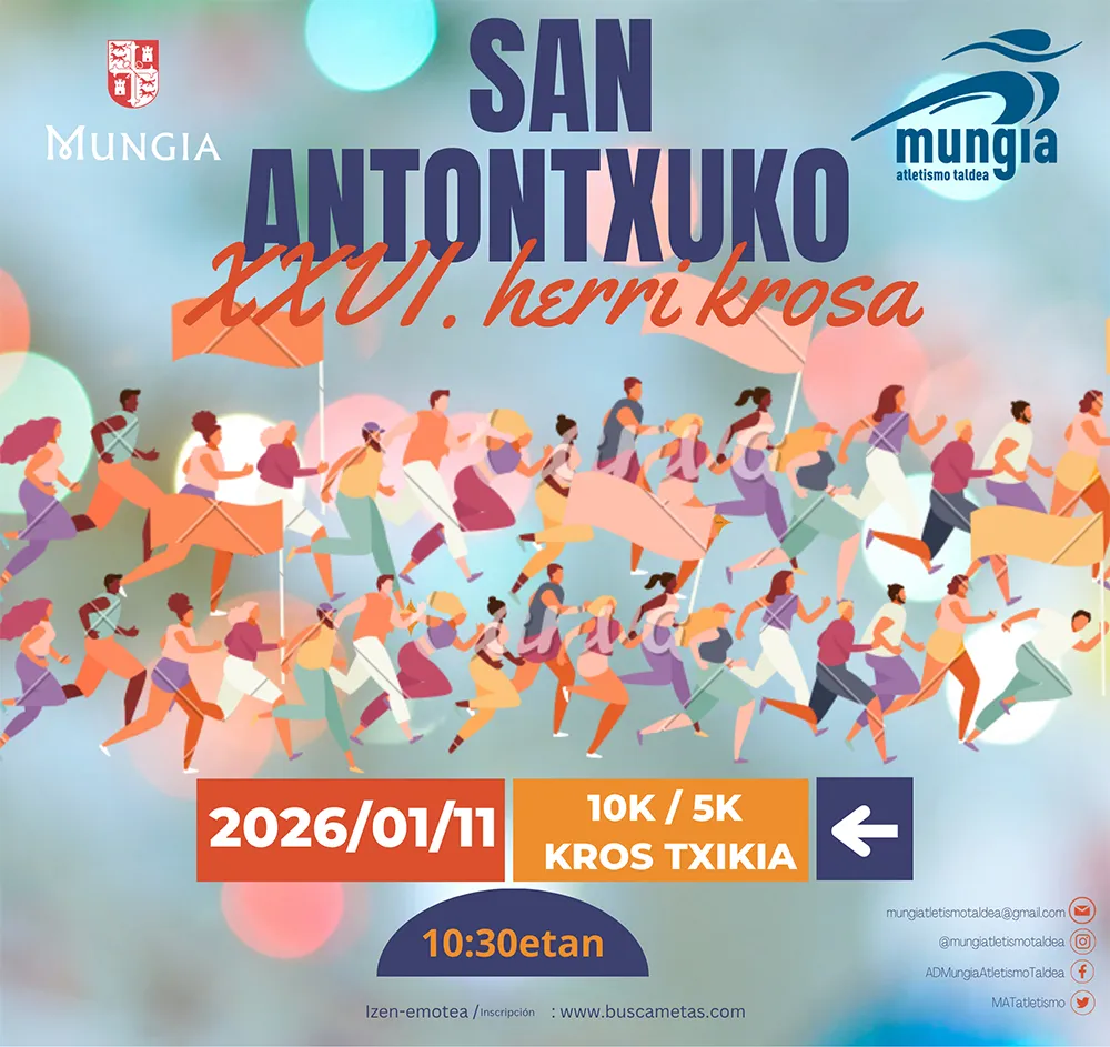 San Antontxuko herri krosa 2026