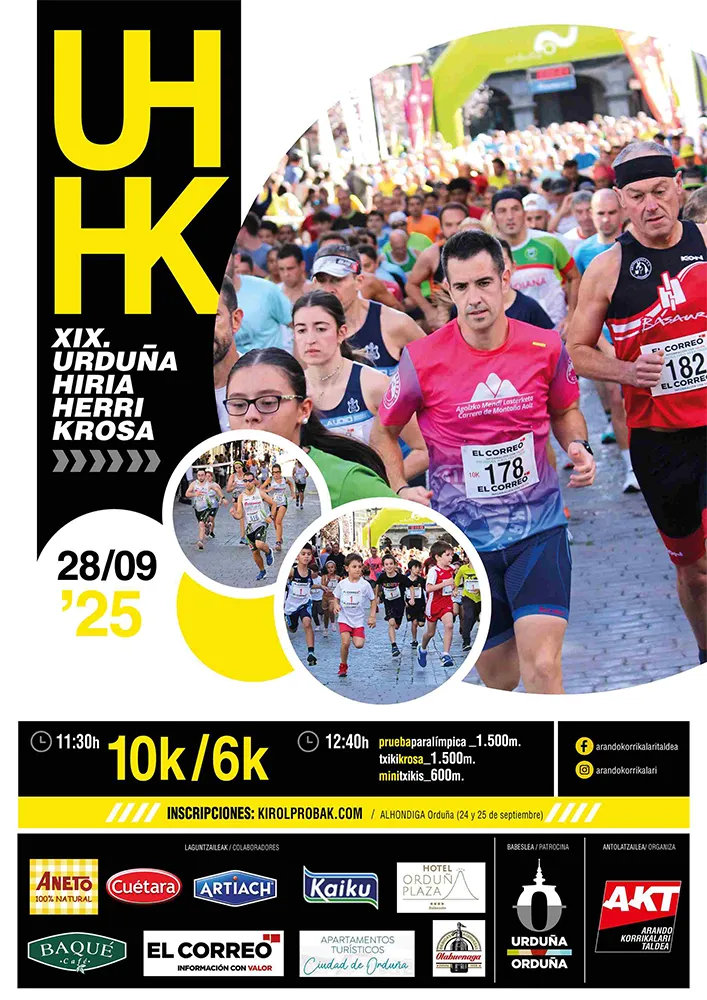 Urduñako hiria herri krosa 2025