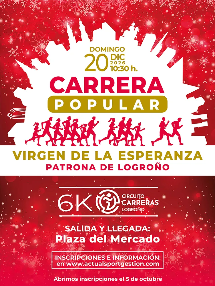 Cartel de Virgen de La Esperanza Logroño 2026