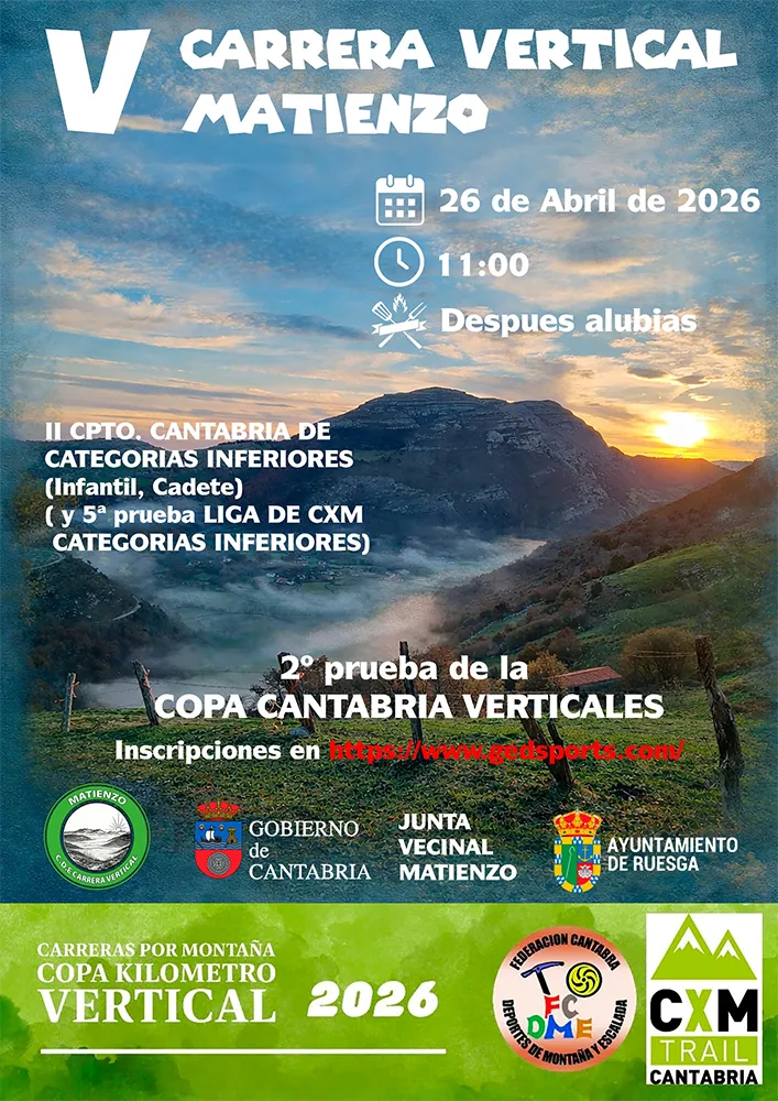 Carrera vertical Matienzo 2026