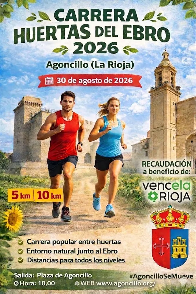 Cartel de la Carrera Huertas del Ebro 2026