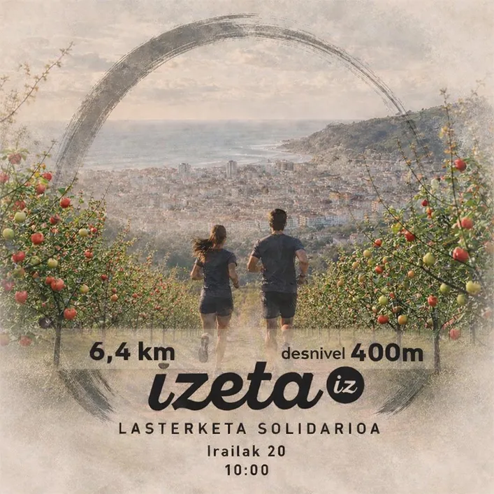 Cartel de la Izeta lasterketa solidarioa 2026