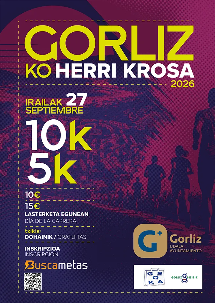 Cartel de Gorlizko herri krosa 2026