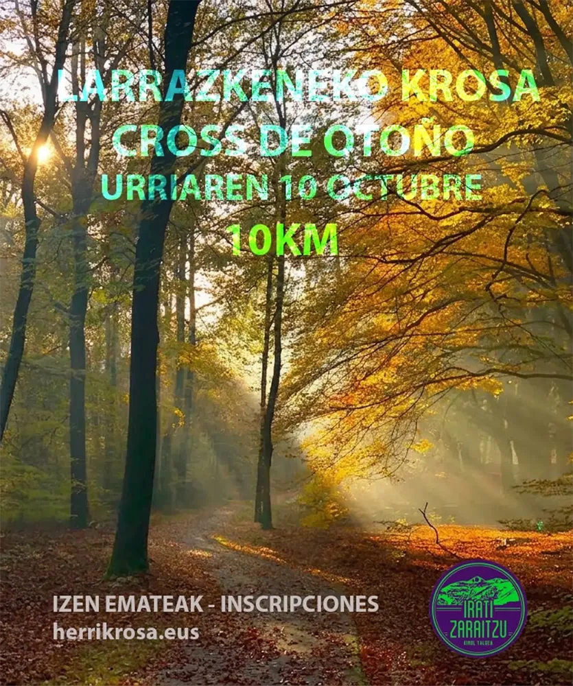 Cartel de Larrazkeneko krosa 2026