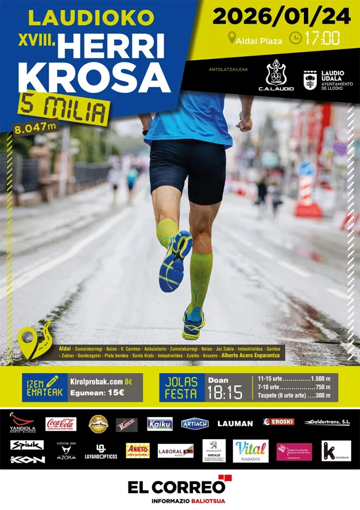 Laudioko herri krosa 2026