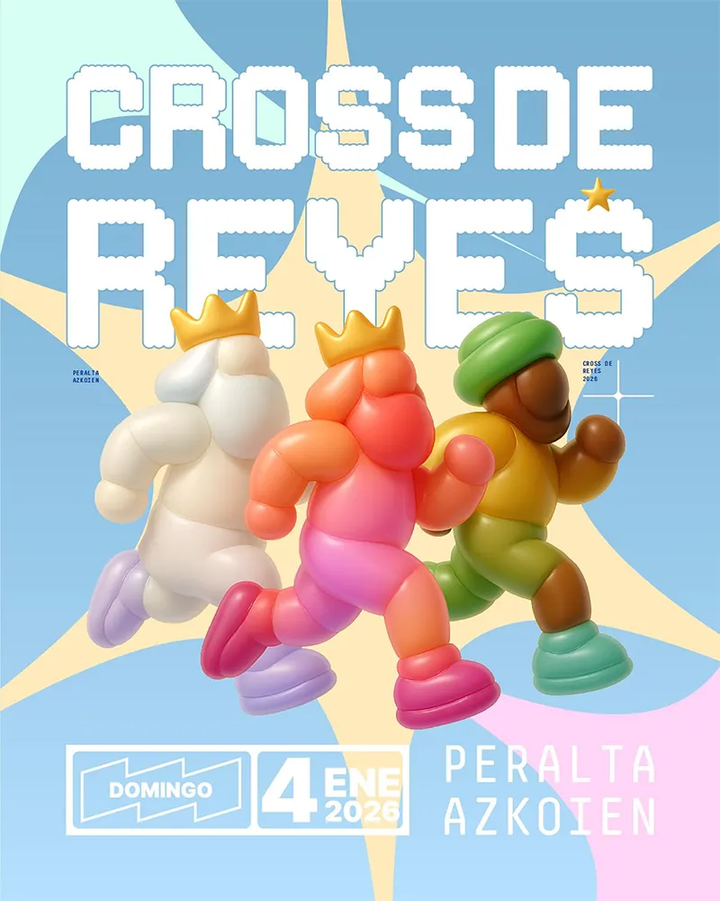 Cartel oficial de Corre Por Una Causa - Pamplona — 17 de mayo de 2026 en Pamplona, Navarra