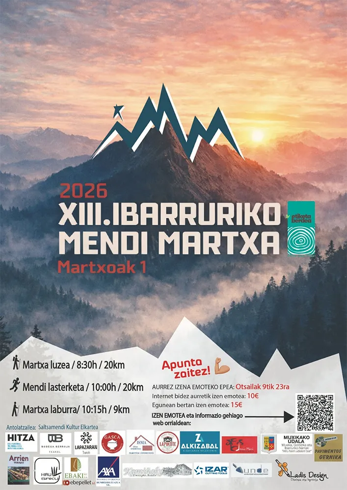 Ibarruriko mendi martxa 2026