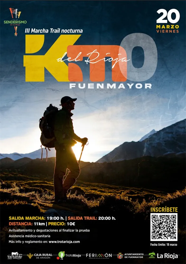Marcha trail nocturno KM0 del Rioja 2026