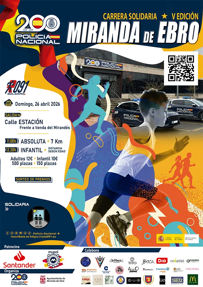 Carrera solidaria Ruta 091 Miranda de Ebro