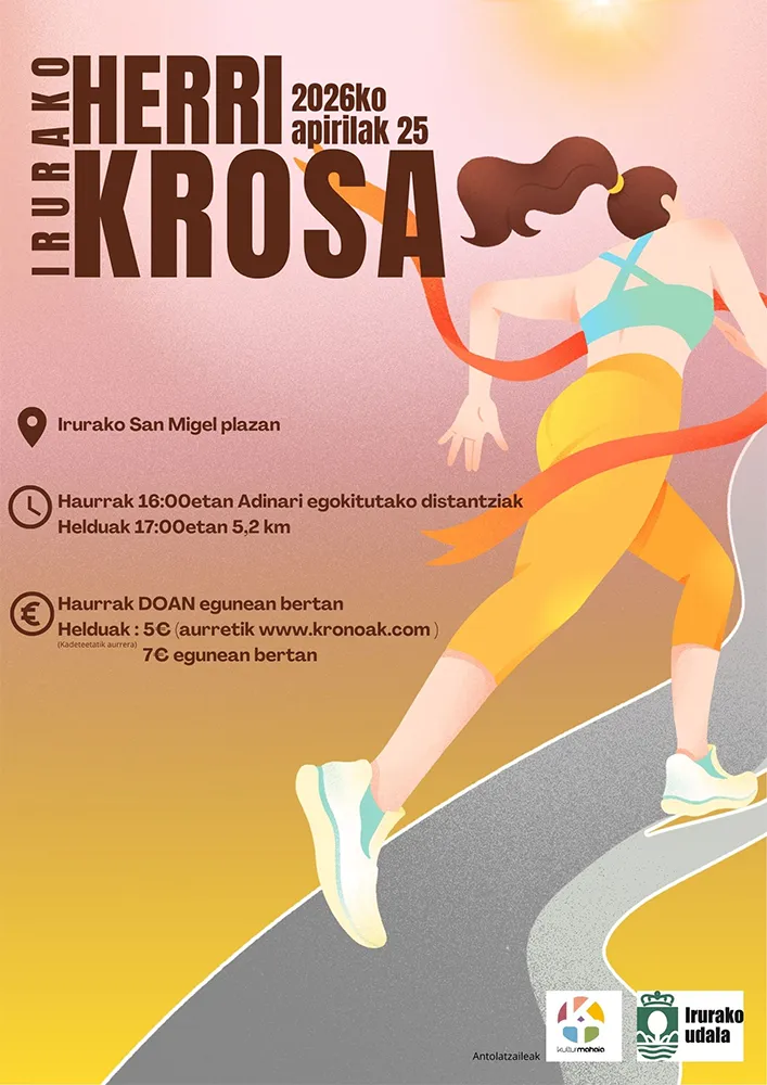 Irurako herri krosa 2026