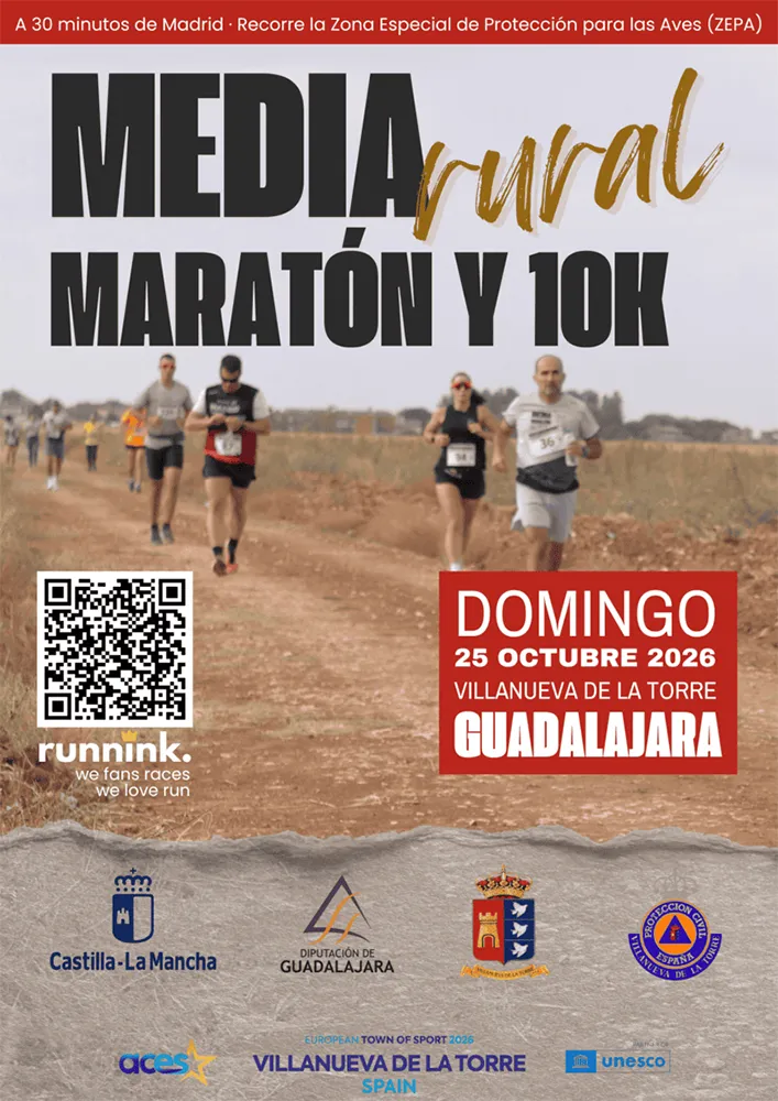 Media maratón rural Villanueva de la Torre 2026