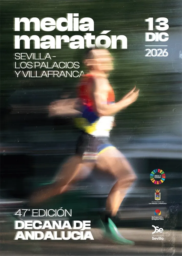 Cartel de Media maratón Sevilla - Los Palacios 2026