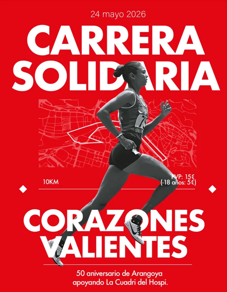 Carrera solidaria Corazones Valientes 2026
