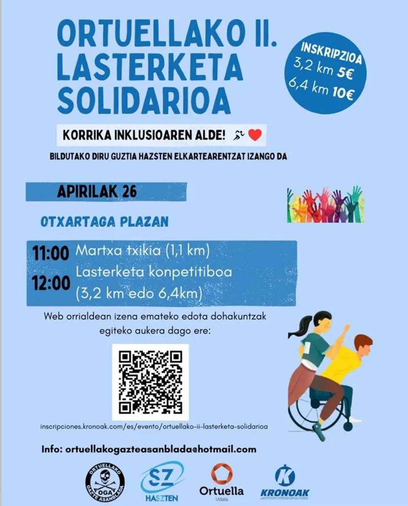 Ortuellako lasterketa solidarioa 2026