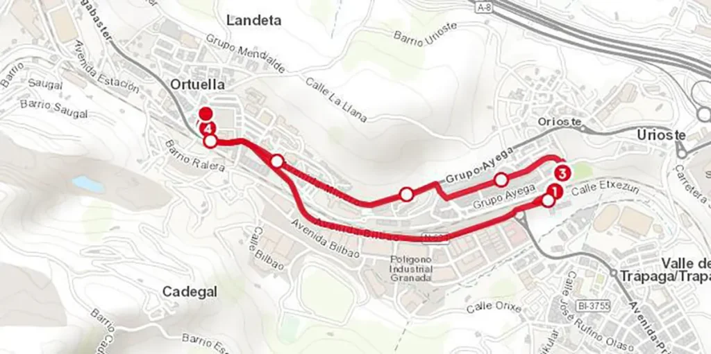 Recorrido Ortuellako lasterketa solidarioa 2026