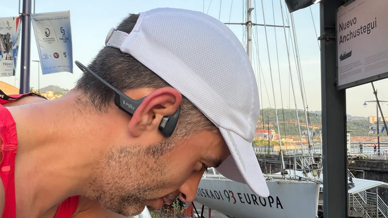 Aupa Mikel con sus Shokz OpenRun Pro 2 ;-)