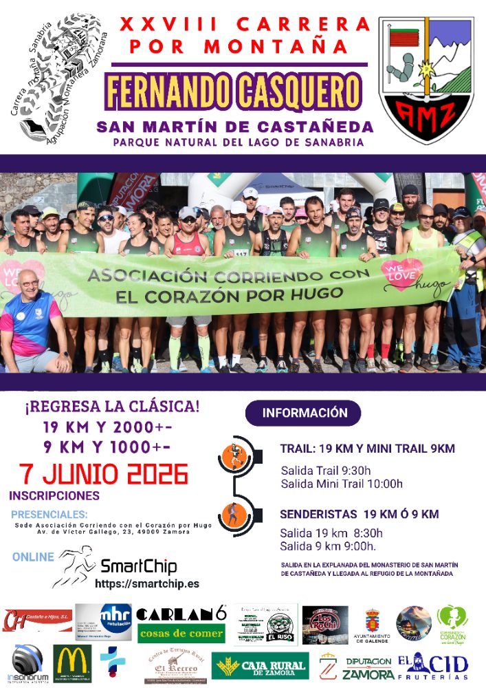 Cartel Carrera por Montaña Fernando Casquero 2026
