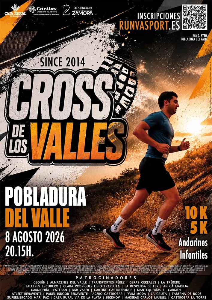 Cartel de Cross de los Valles 2026