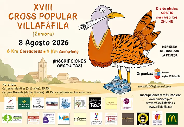 Cartel de Cross popular Villafáfila 2026