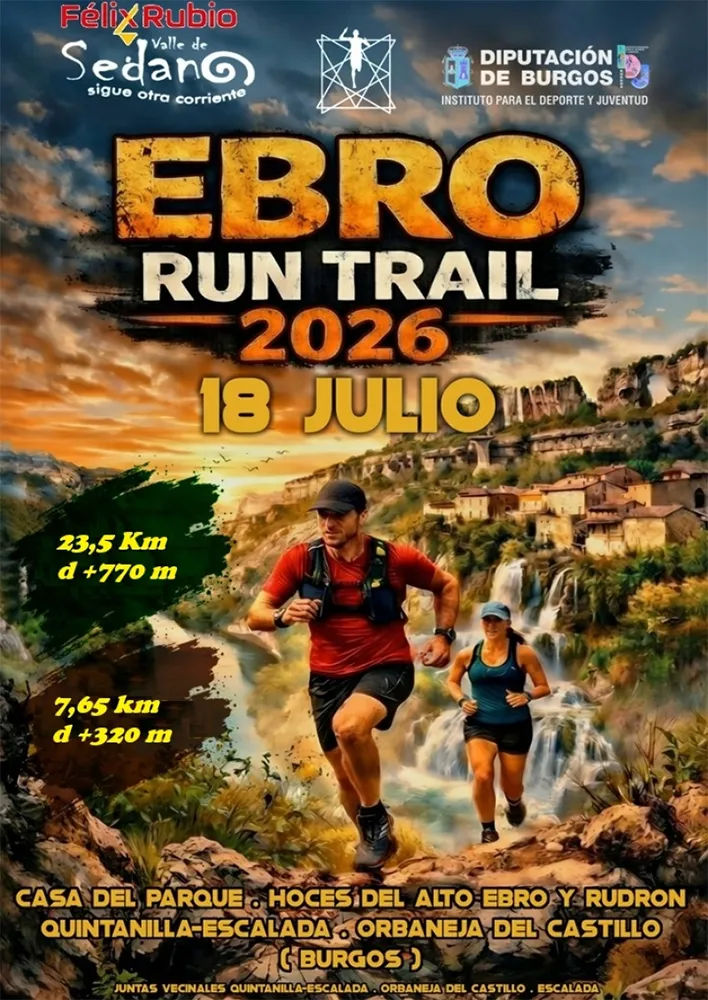 Cartel de Ebro run trail 2026