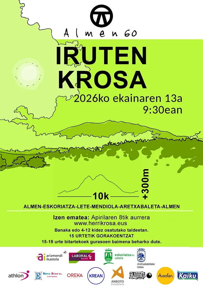 Cartel de Iruten krosa 2026