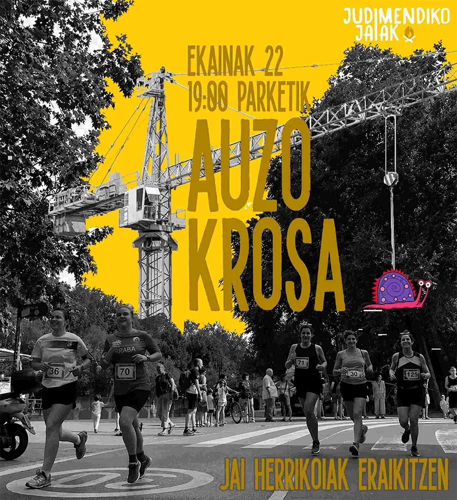 Cartel de Judimendi auzo krosa 2026