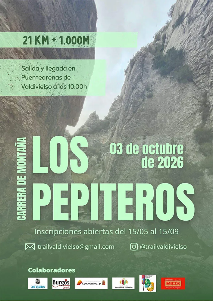 Cartel del Trail Valdivielso Los Pepiteros 2026