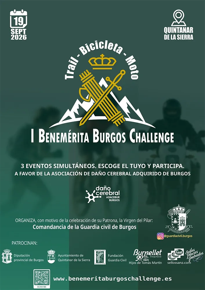 Cartel de Benemérita Burgos challenge 2026