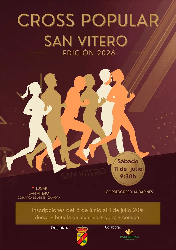 Cartel de Cross popular San Vitero 2026