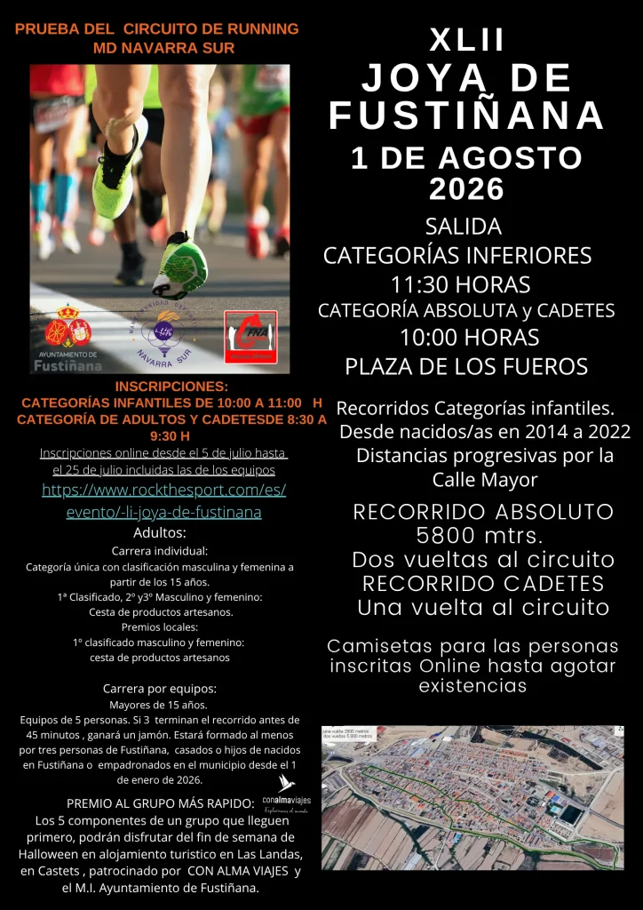 Cartel de Joya de Fustiñana 2026
