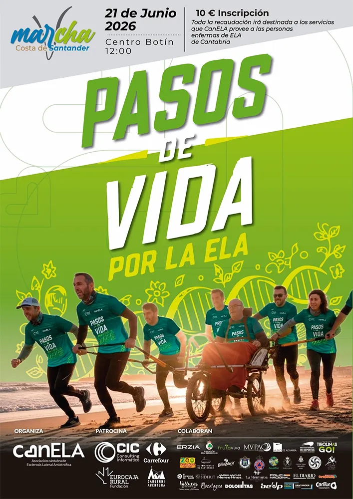 Cartel de la Marcha costa de Santander CanEla 2026