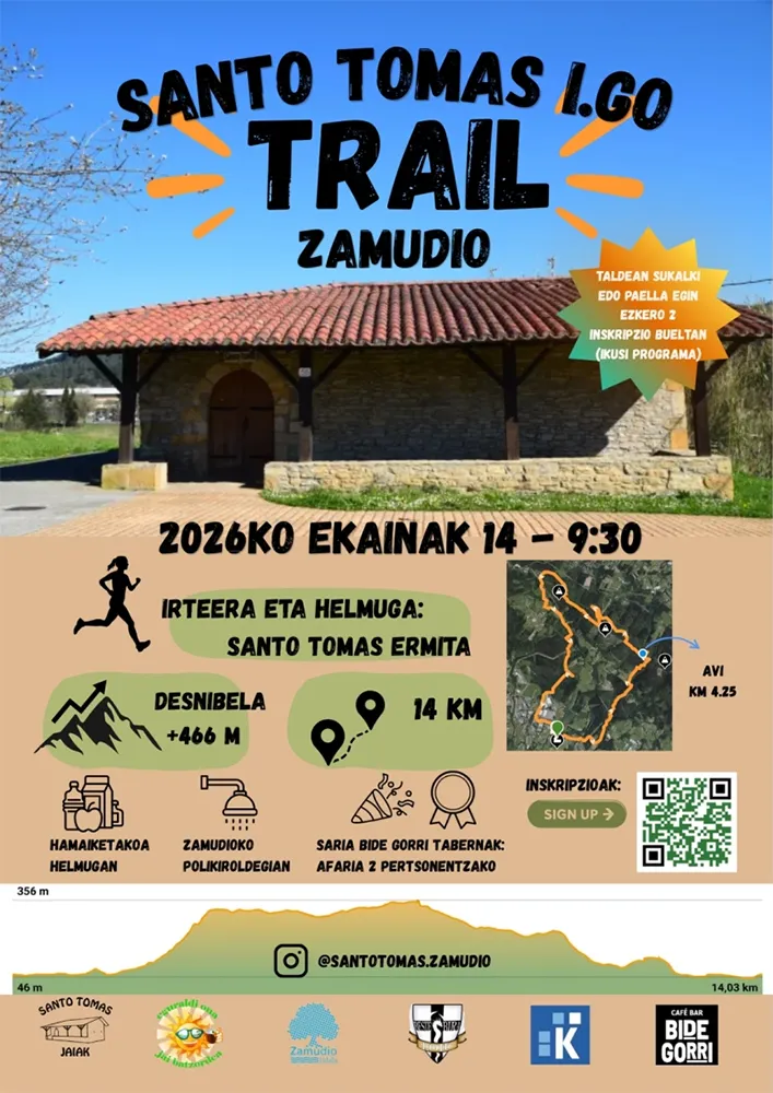 Cartel de Santo Tomas trail 2026