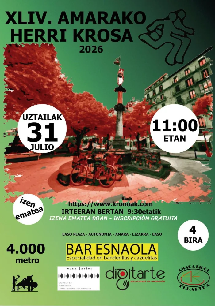 Cartel de Amarako Herri Krosa