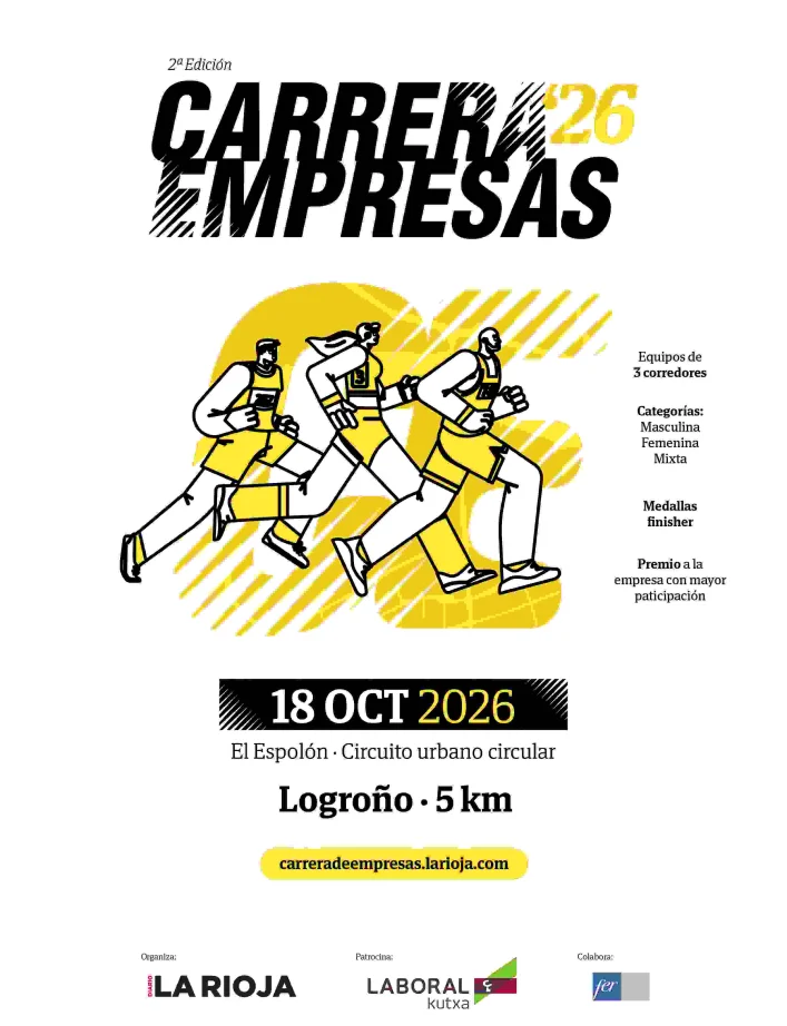 Cartel de Carrera De Empresas La Rioja