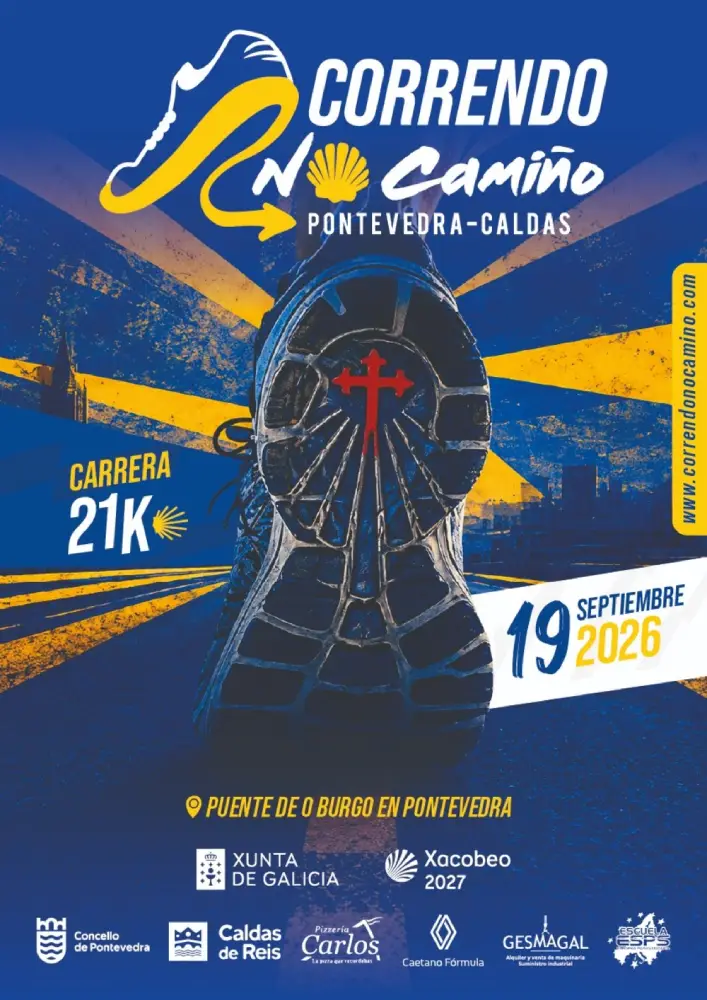 Cartel de Corriendo no camiño 2026