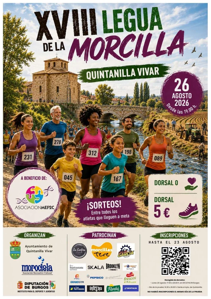 Cartel de Legua De La Morcilla