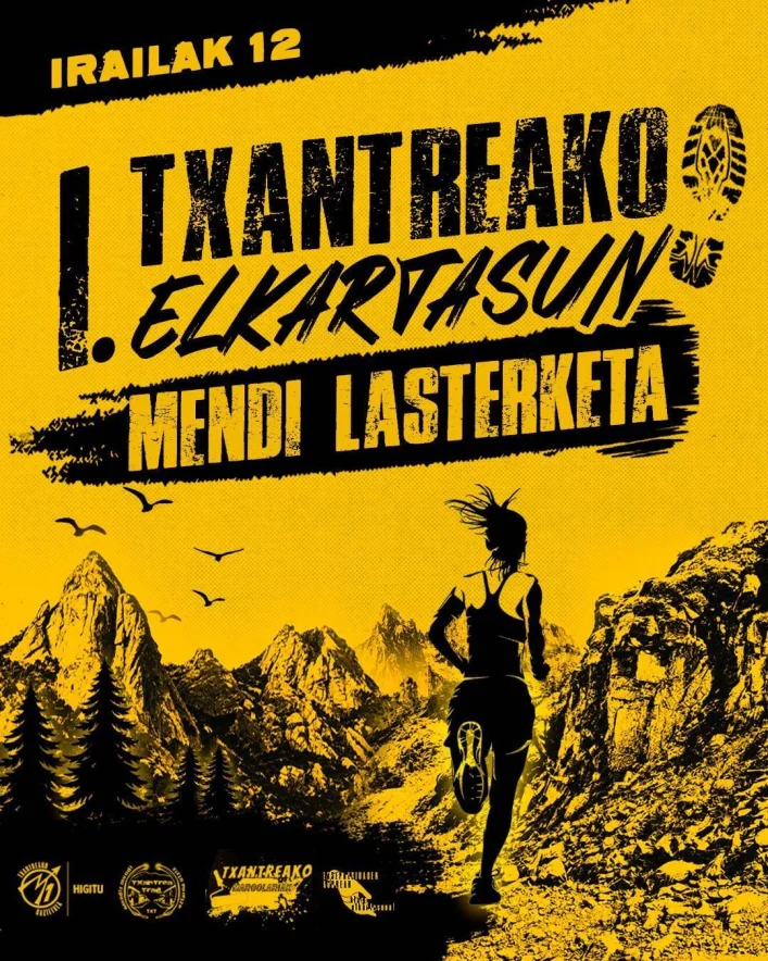 Cartel de Txantreako I.Elkartasunmendilasterketa