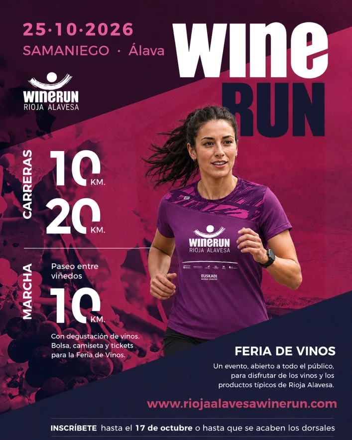 Cartel de Wine Run Rioja Alavesa