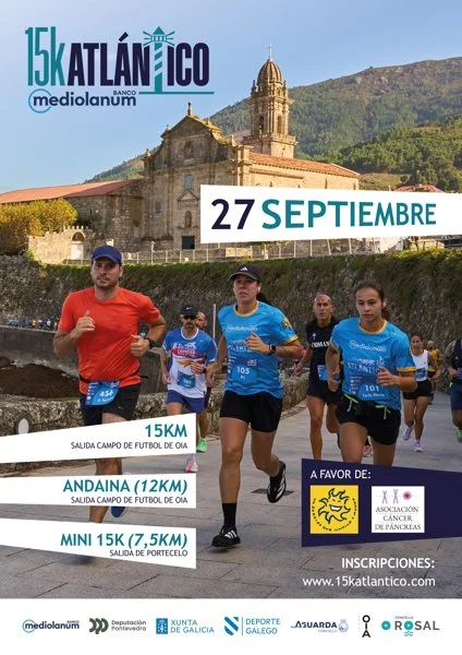 Cartel de 15K del Atlántico Banco Mediolanum