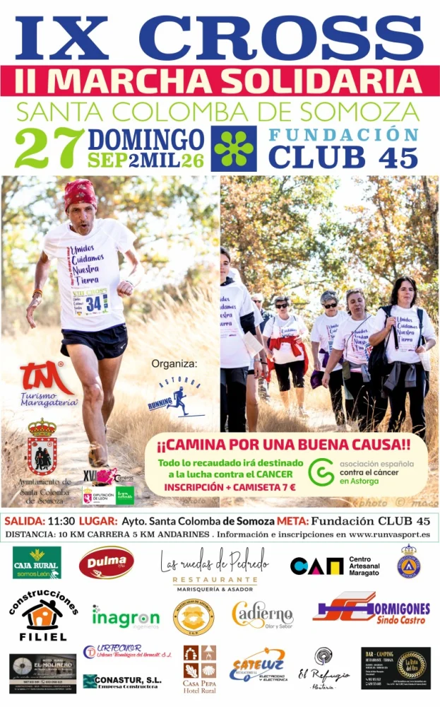 Cartel de Cross Popular Santa Colomba De Somoza