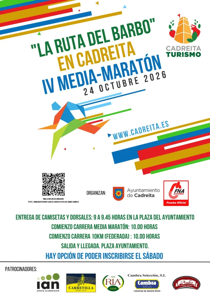 Cartel de RUTA DEL BARBO (Cadreita)