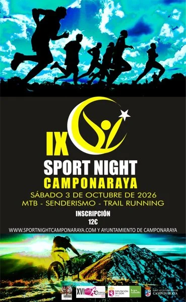 Cartel de Sport Night Camponaraya