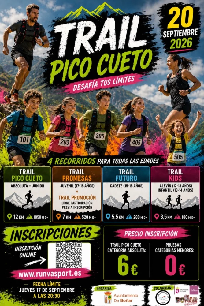 Cartel de Trail Pico Cueto