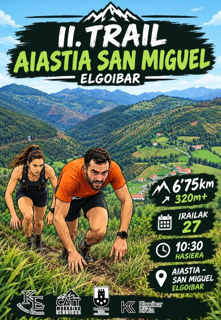 Cartel de Trail Aiastia San Miguel 2026