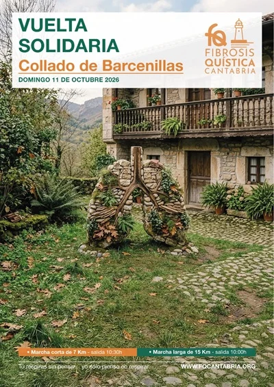 Cartel de Vuelta Solidaria al Collado de Barcenillas