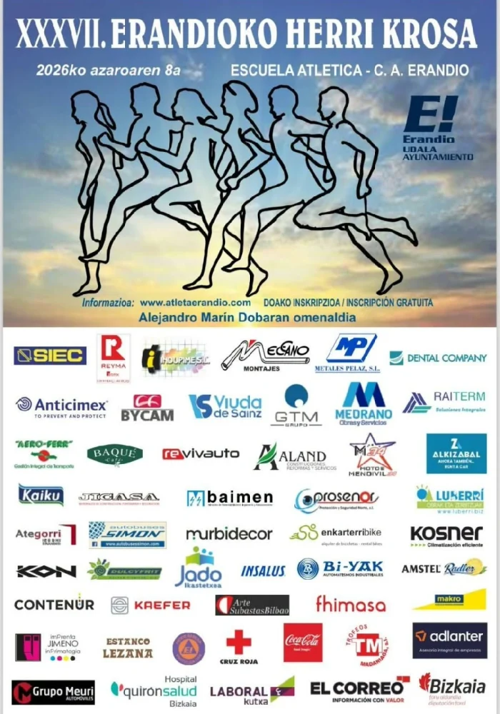 Cartel de Erandioko Herri Krosa